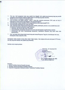 Persyaratan CPNS Polsri